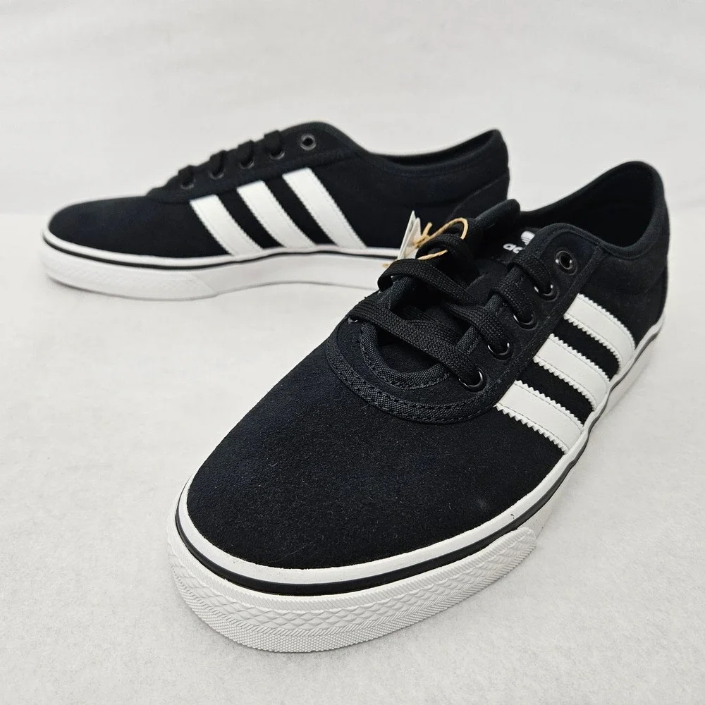 Adidas Adi Ease Skateboarding Shoes HQ6432 Core Black Cloud White‎ Men's Size 9